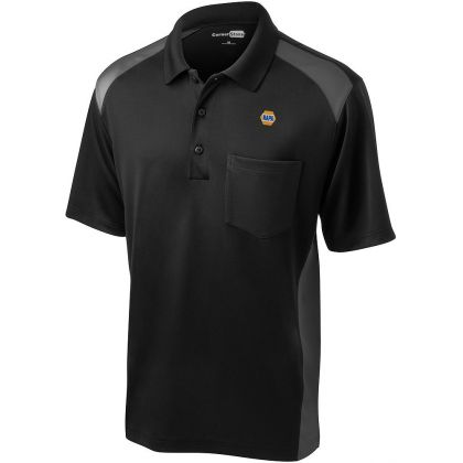 2361055, Small, Black/Charcoal, Left Chest, NAPA Bolt - Full Color.